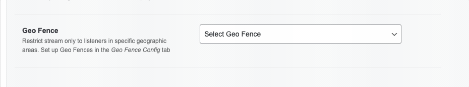 select geofence