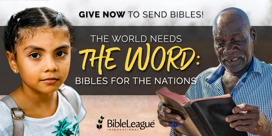 The Bible League Give Now Campaign