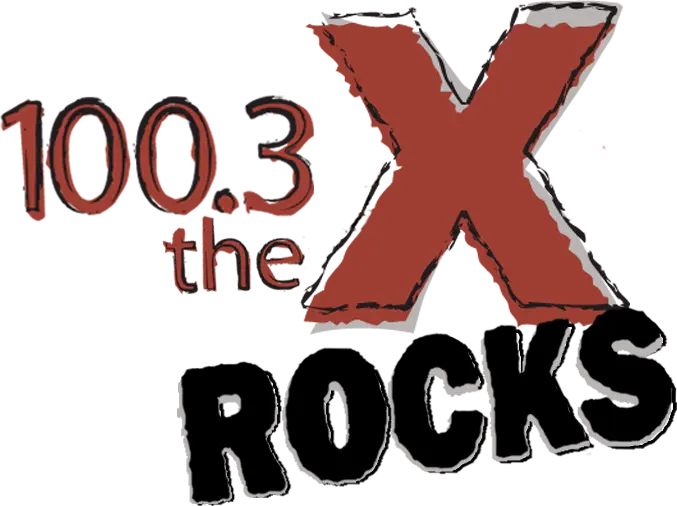 Logo for Boise's rock station - 100.3 The X - KQXR