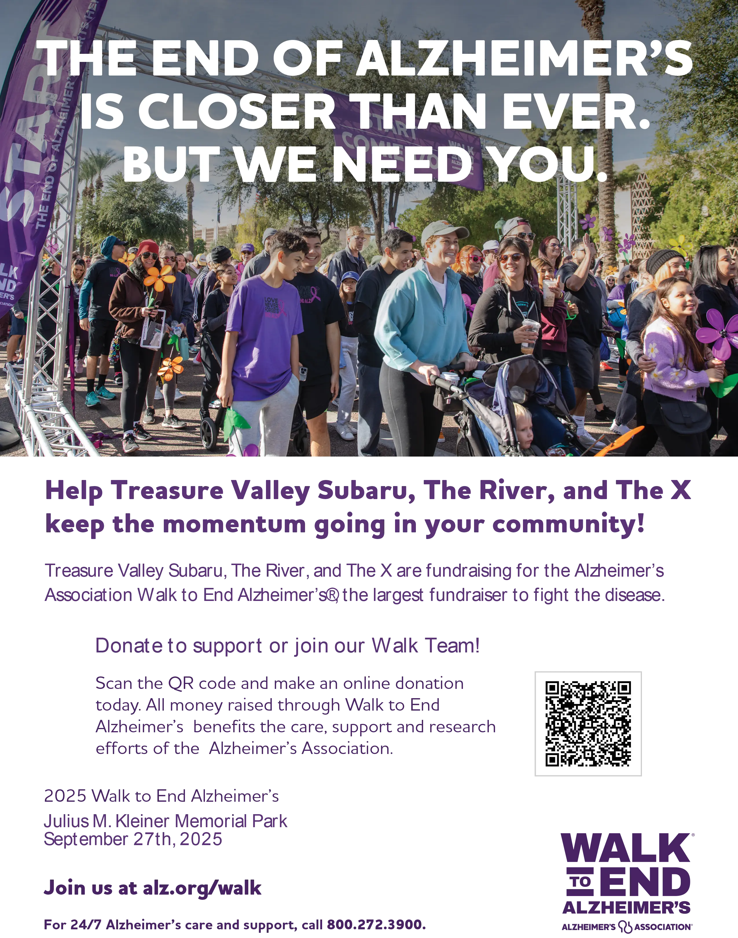 Walk to End ALZ Flyer