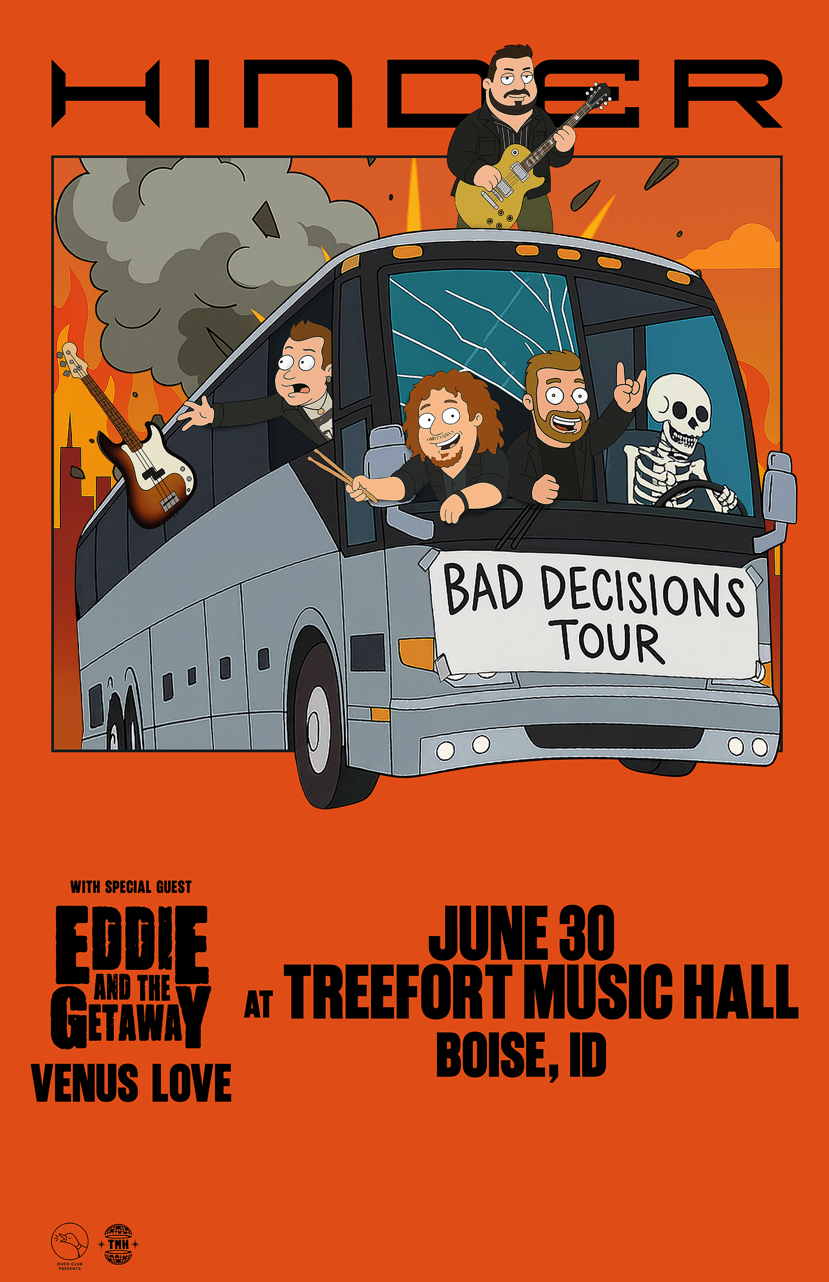 100.3 The X Presents – Hinder – June 30 – Treefort Music Hall