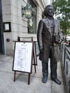 Frederick Douglass Statue at the NYHS