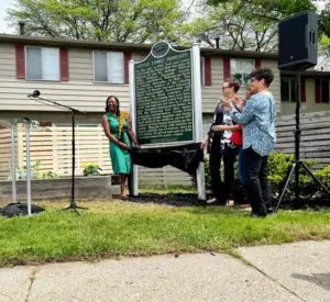 Preservationists unveil new Malcolm X historical marker in South Lansing