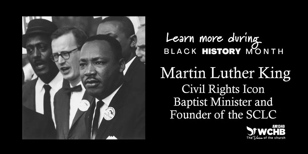 Black History Month Martin Luther King Jr. banner