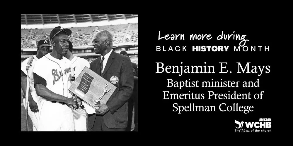 Black History Month Benjamin E. Mays