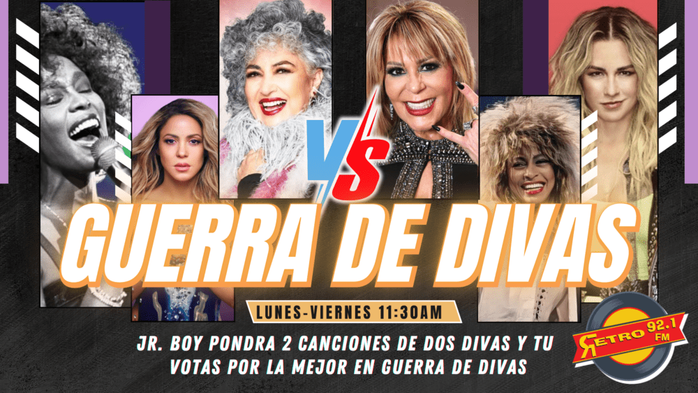 Guerra de Divas musica retro retro921 mejor musica Retro music best music retro 921fm