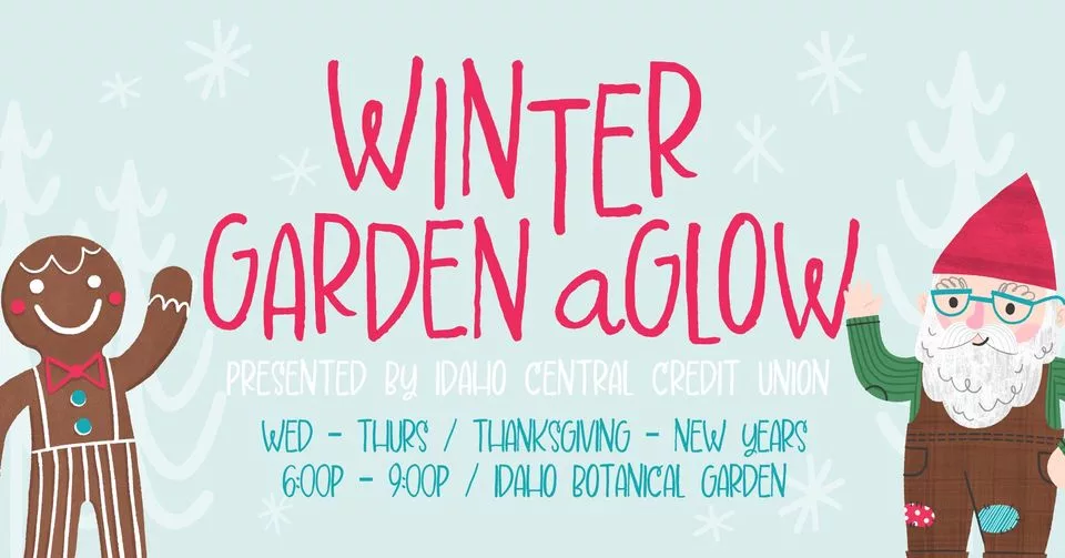 Winter Garden Aglow poster