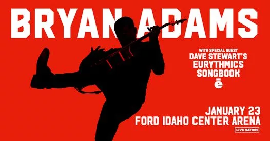 Bryan Adams concert graphic