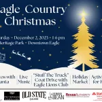 Eagle Country Christmas poster