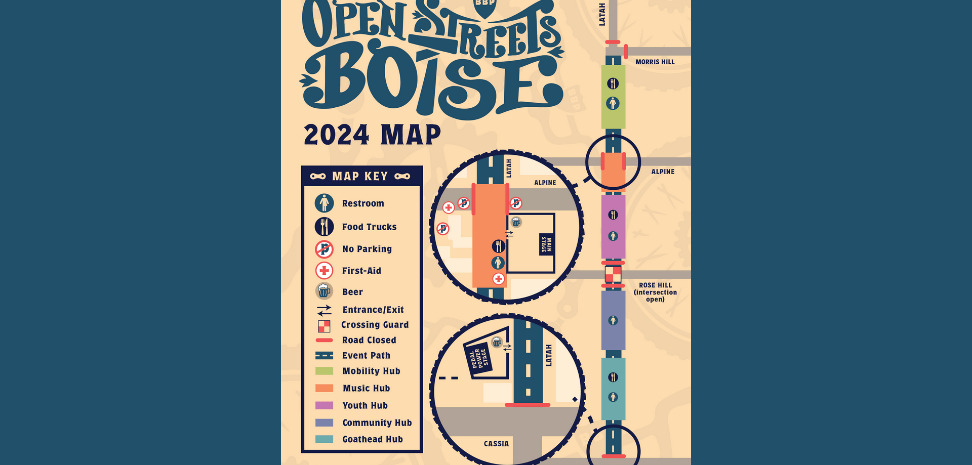 Open streets map