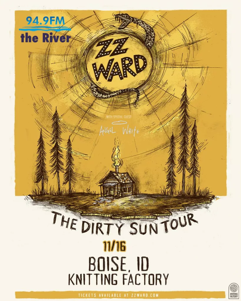 ZZ WARD POSTER