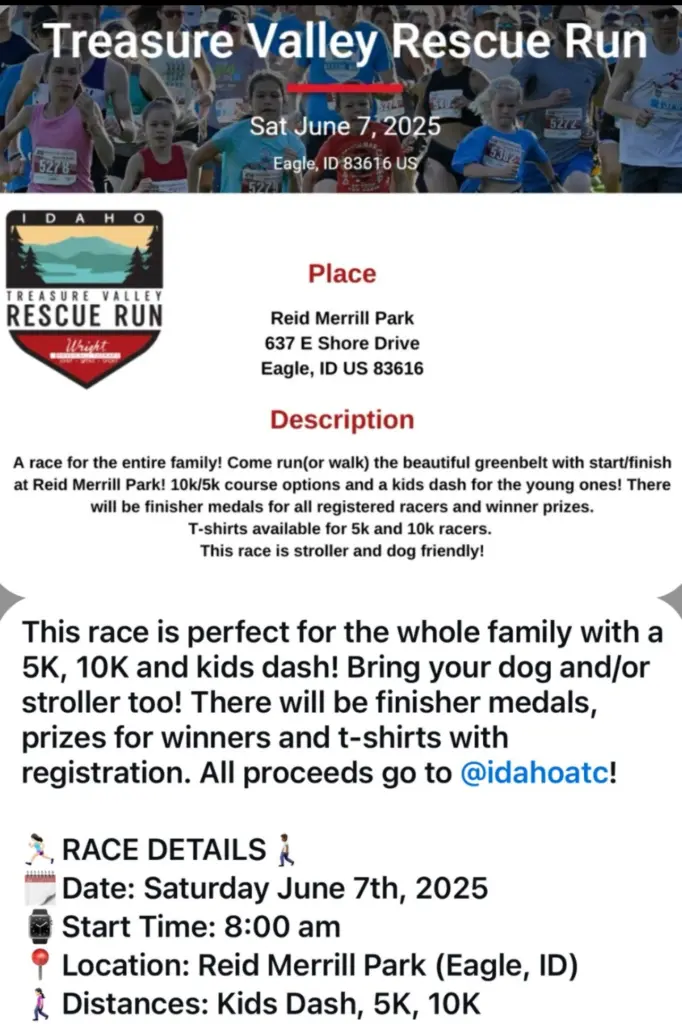 TREASURE VALLEY RESCUE RUN