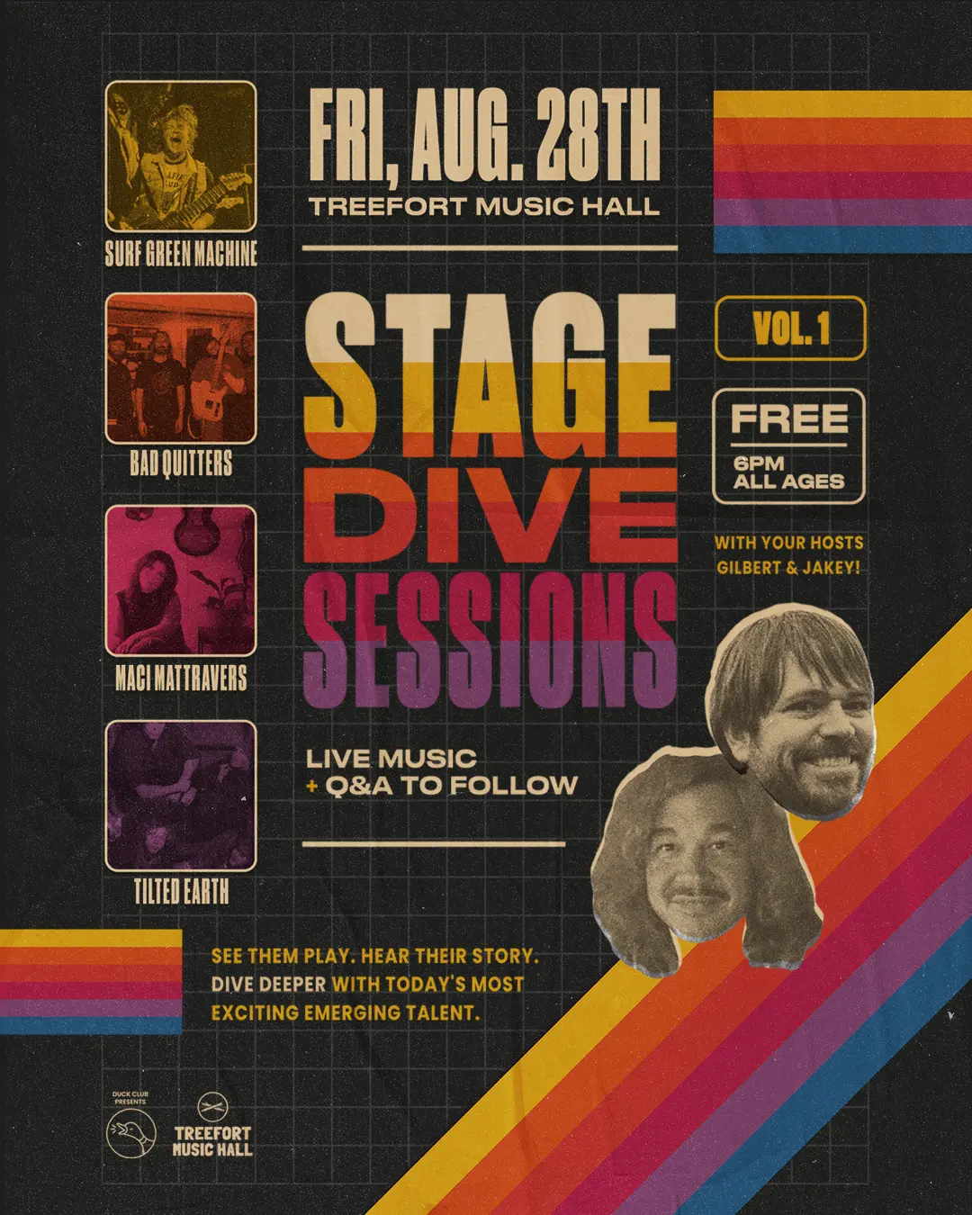 STAGE DIVE SESSIONS