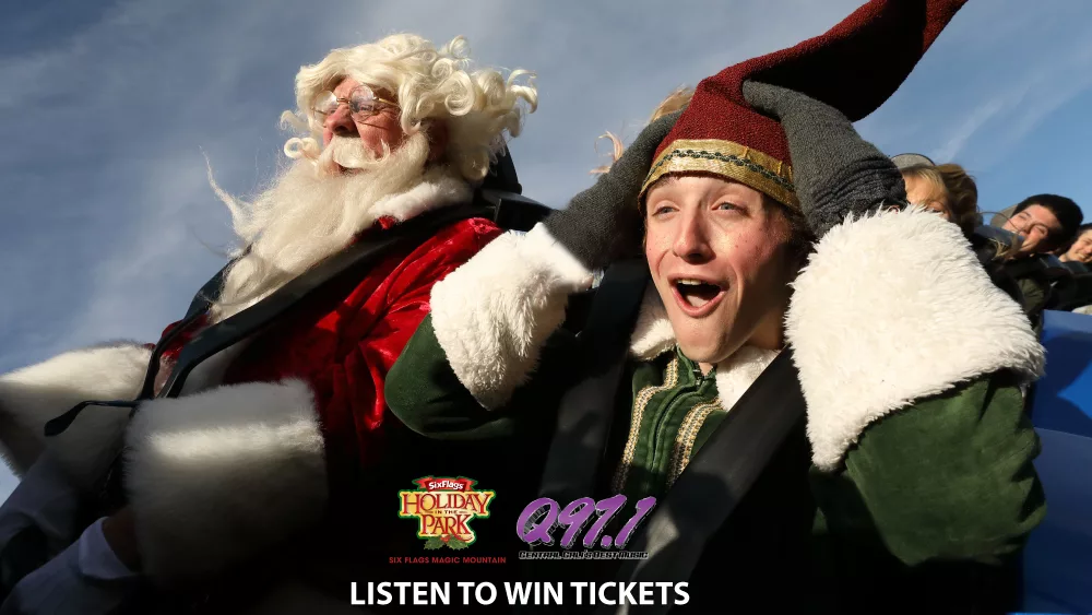 Q97.1 has your Six Flags Magic Mountain Holiday in the Park tickets! Listen to Q97.1 for your chance to win FREE Six Flags Magic Mountain "Holiday in the Park" tickets!