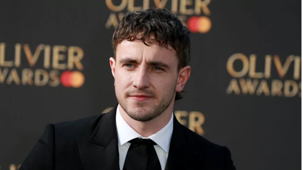 Paul Mescal attends The Olivier Awards 2023 at the Royal Albert Hall in London^ England. London^ United Kingdom - April 02^ 2023