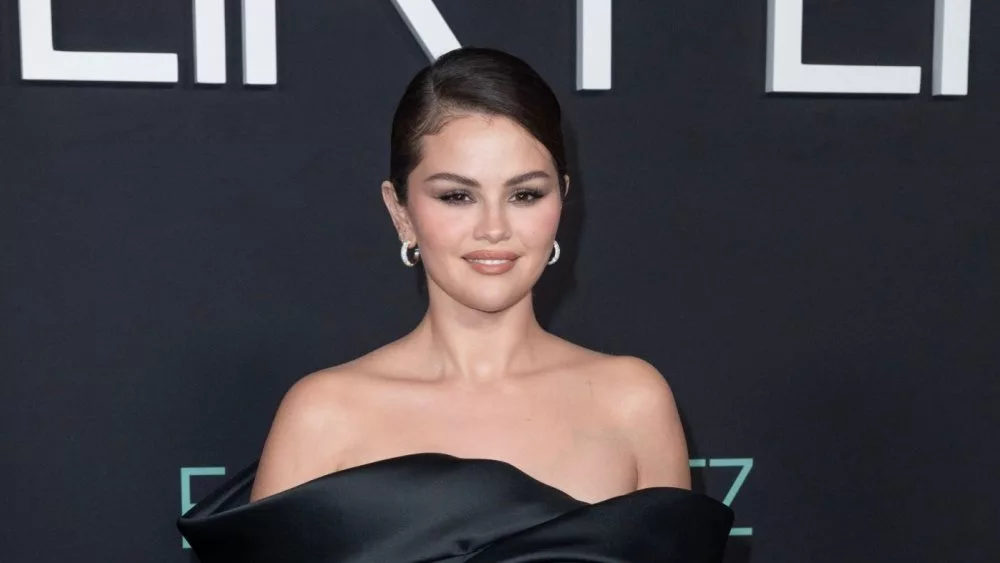 Selena Gomez at the premiere for Emilia Perez at the Egyptian Theatre. LOS ANGELES^ CA. October 21^ 2024