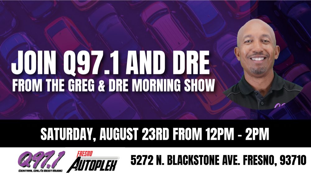 purple background with event details for a car event