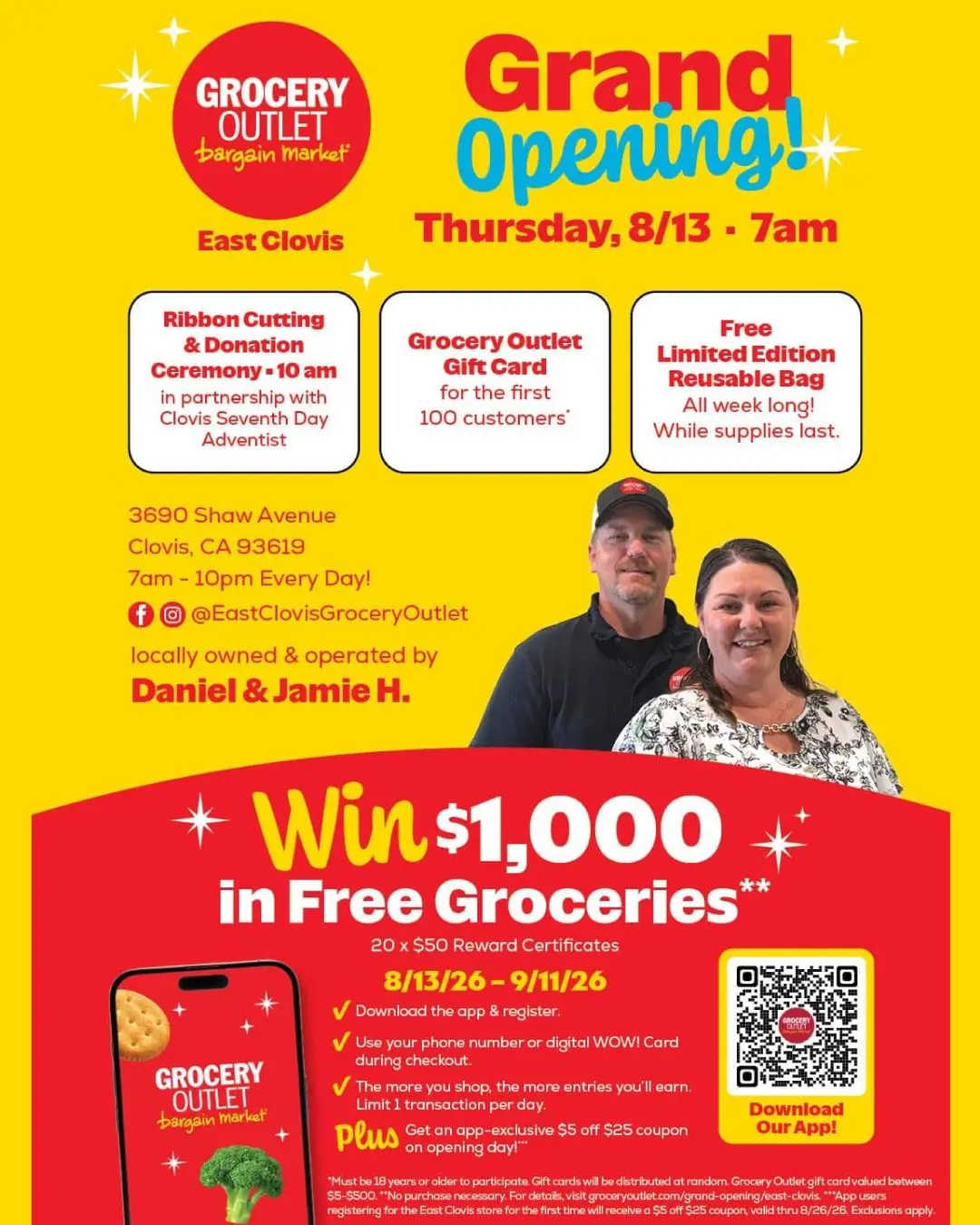 grand opening event flyer