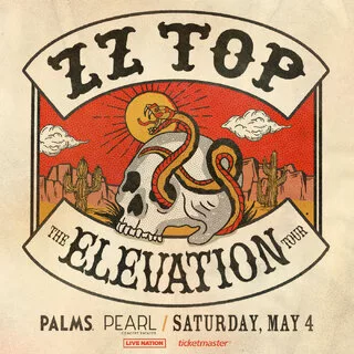 ZZ TOP MAY 4 THE PEARL