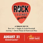rock legends revisited 8/21 star of the desert arena