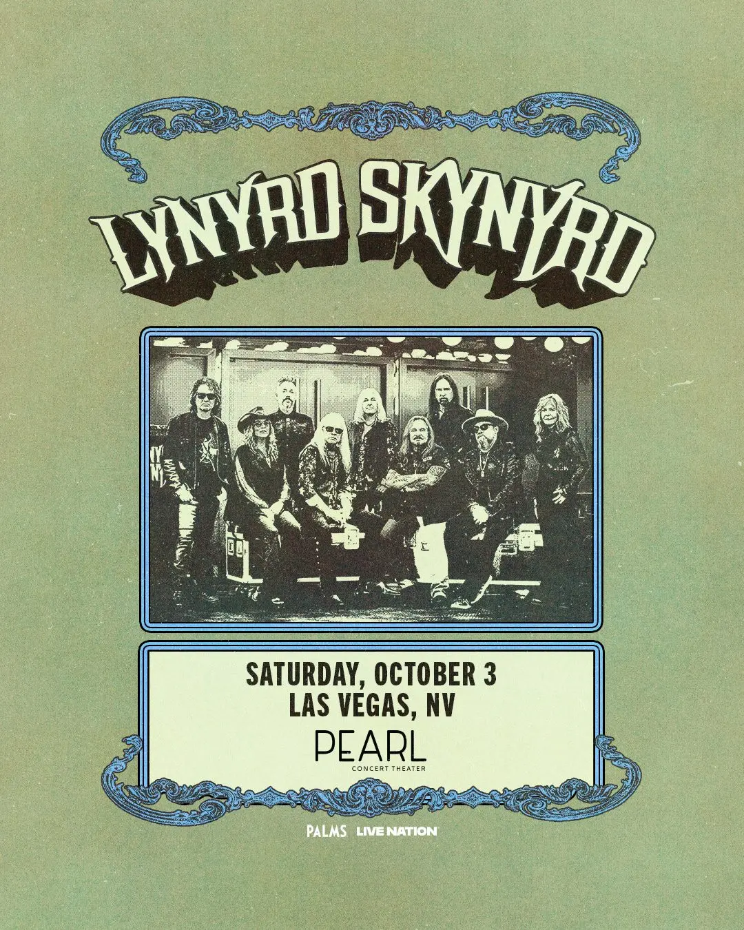 Lynyrd Skynyrd Pearl Concert Theater at Palms Casino Resort October 3