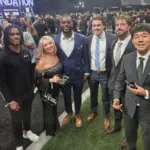 Steph Meeting the Raiders Rookies