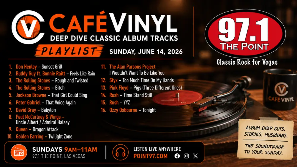 Cafe Vinyl Playlist for June 14