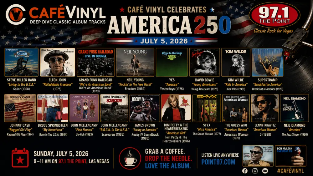 Cafe Vinyl Playlist for July 5, 2026