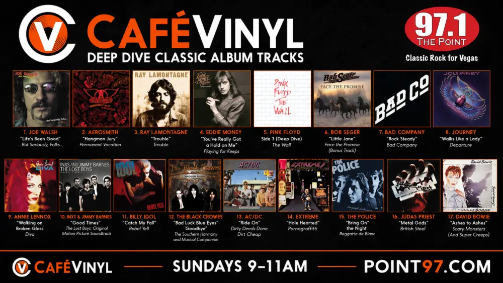Cafe Vinyl Playlist for July 26