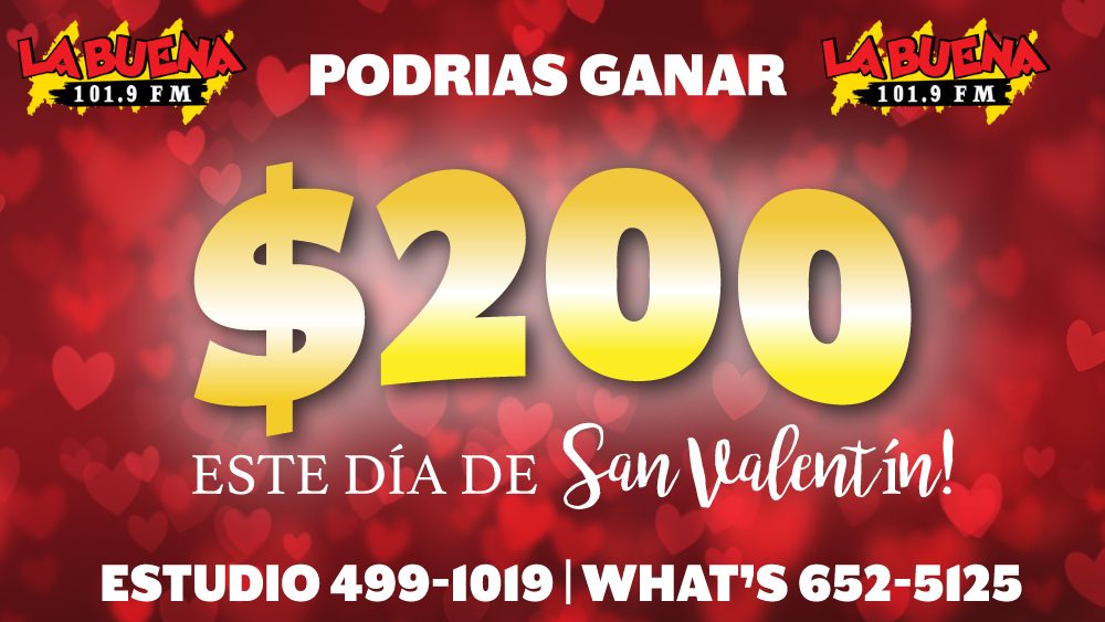 Valentines graphi with text to win