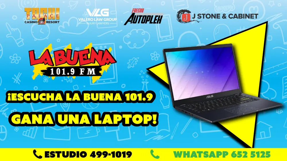 Laptop giveaway