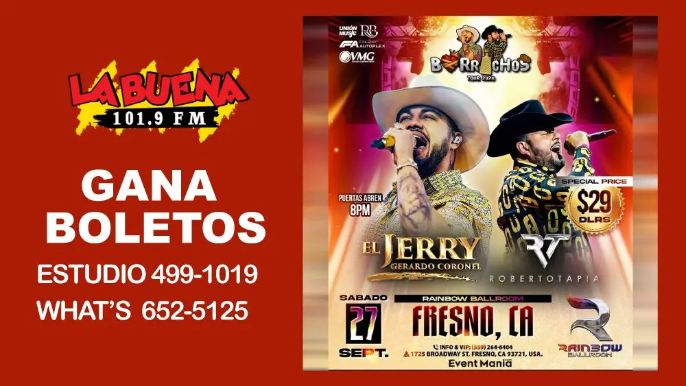 El Jerry y Roberto Tapi event concert flyer