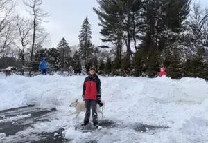 jack-liv-and-joey-schubert-on-top-of-our-mountain-of-plowed-driveway-snow
