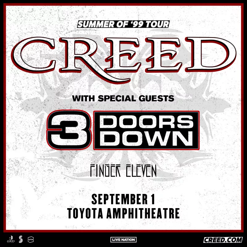 Creed Summer of ’99 Tour Rock 104.5