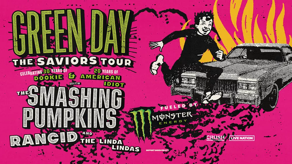 Green Day Saviors Tour Pink