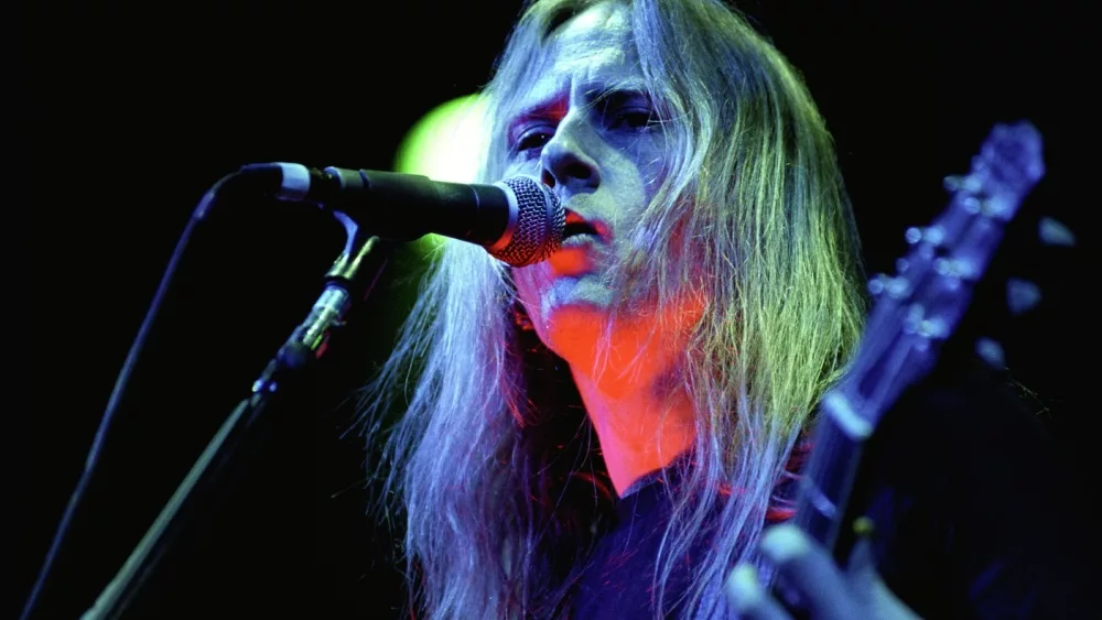 Guitarist/Vocalist Jerry Cantrell of Alice in Chains performs live in concert as a solo act May 14^ 2002 at the Fillmore Auditorium in Denver^ CO.