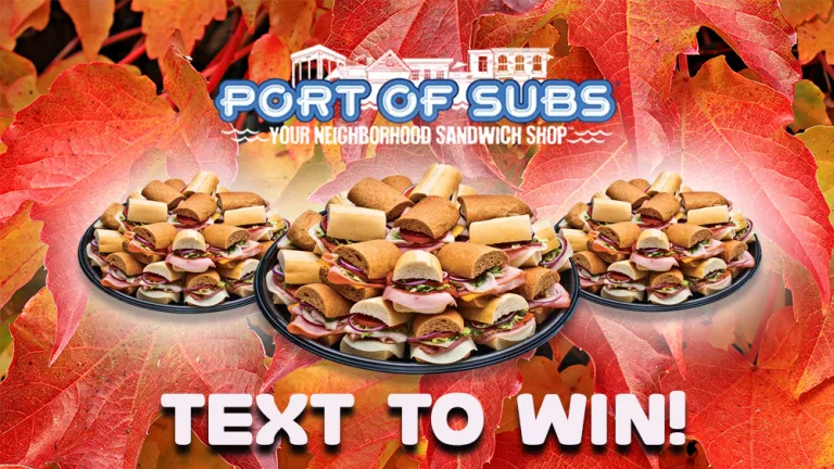 PORT OF SUBS FALL TEXT TO WIN