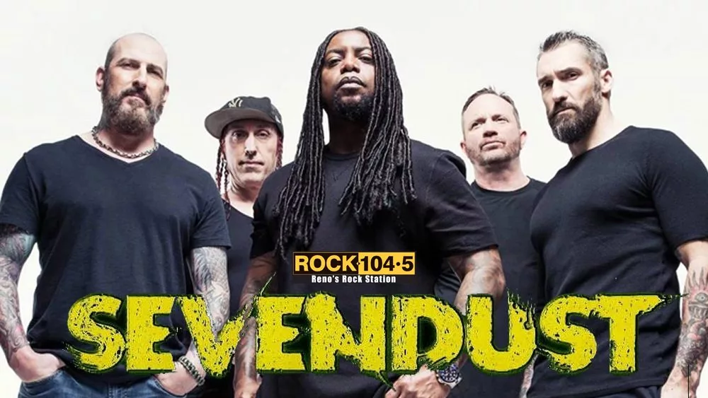 SEVENDUST show image with KDOT logo