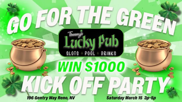 Go for the Green Kick Off Party Event flyer