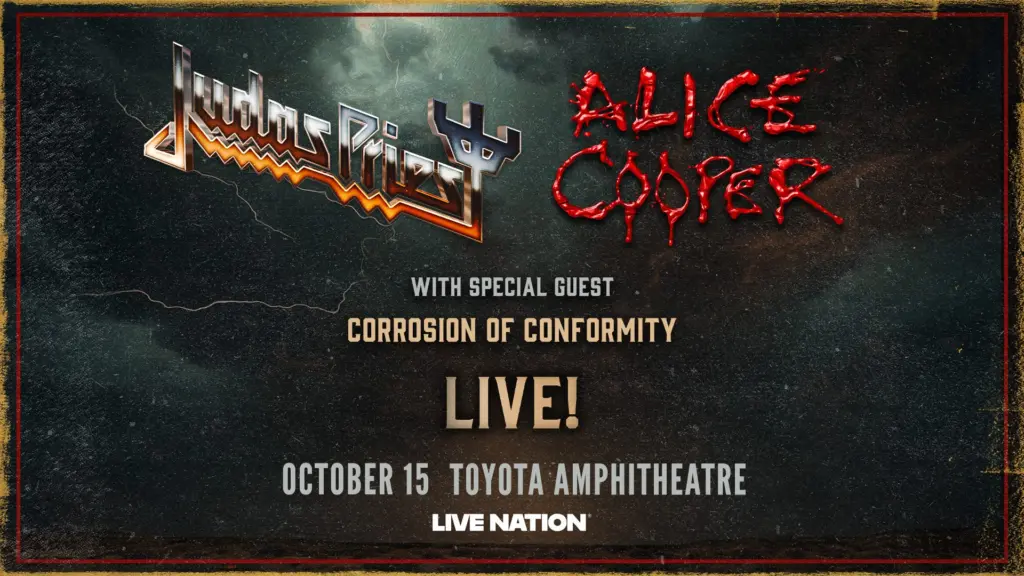 Judas Priest & Alice Cooper 2025 Toyota Ampitheatre
