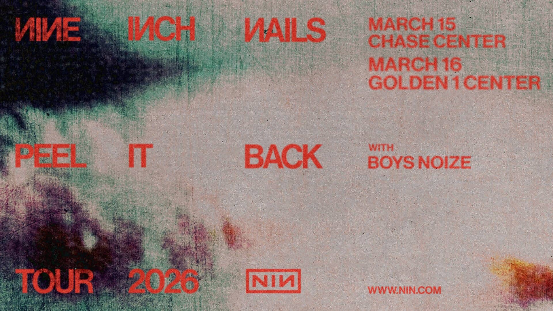 Nine Inch Nails - Peel it Back Tour 2026