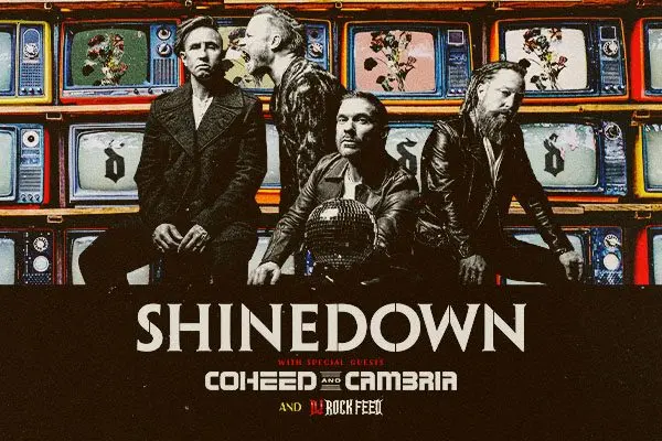 Shinedown at The Nugget with Coheed & Cambria 8/9