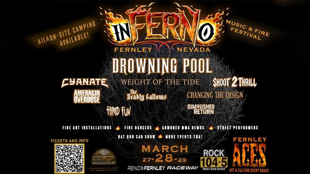 Inferno Music and Fire Festival 3/28 Fernley, NV