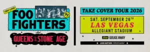 Foo Fighters Allegiant Stadium Concert Artwork