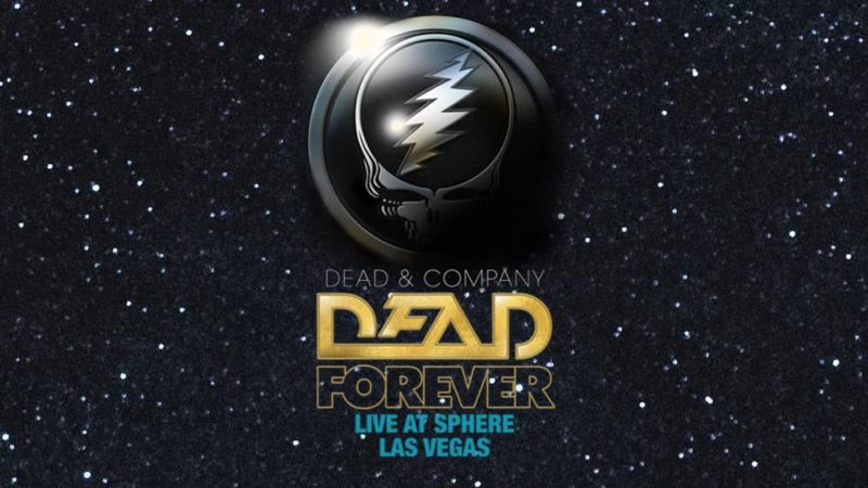 Dead Forever - Dead & Company logo with a star background.