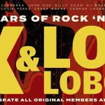 X and Los Lobos Event Flyer, no hard info just a general flyer.