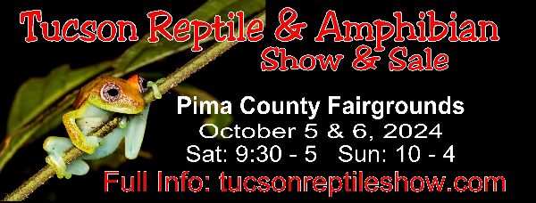 Tucson Reptile Expo 2024 flyer