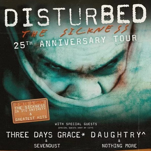 Disturbed tour poster