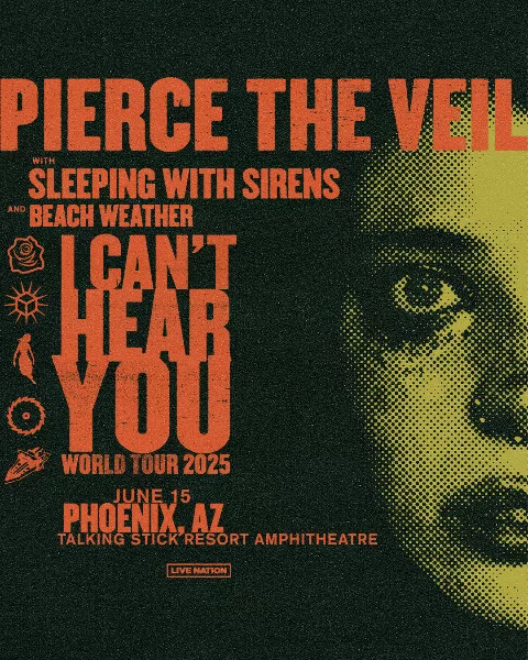 Pierce the Veil tour poster