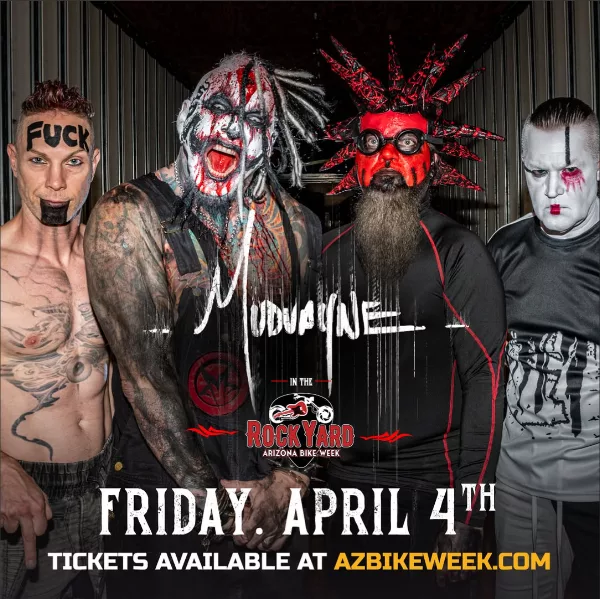 Mudvayne Bike Week 2025 tour poster